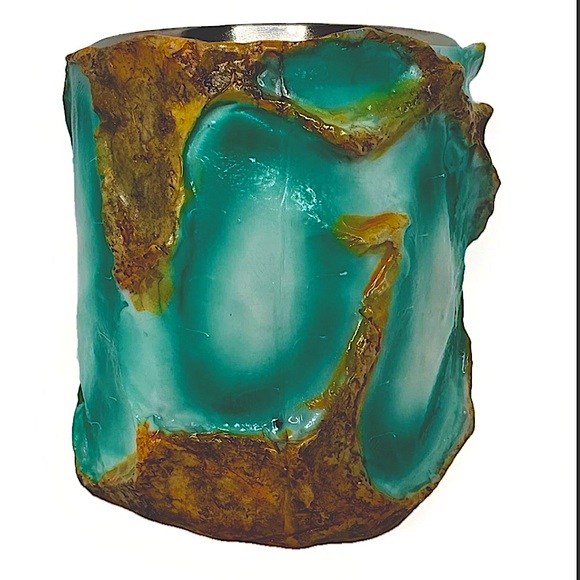 🪨MINERAL CRYSTAL COFFEE MUGS🪨 ROCK RESIN STAINLESS STEEL INTERIOR HANDLE MUG - Picture 6 of 9